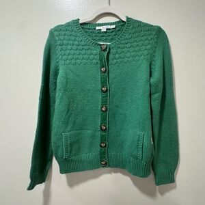 Boden Green Knit Cardigan